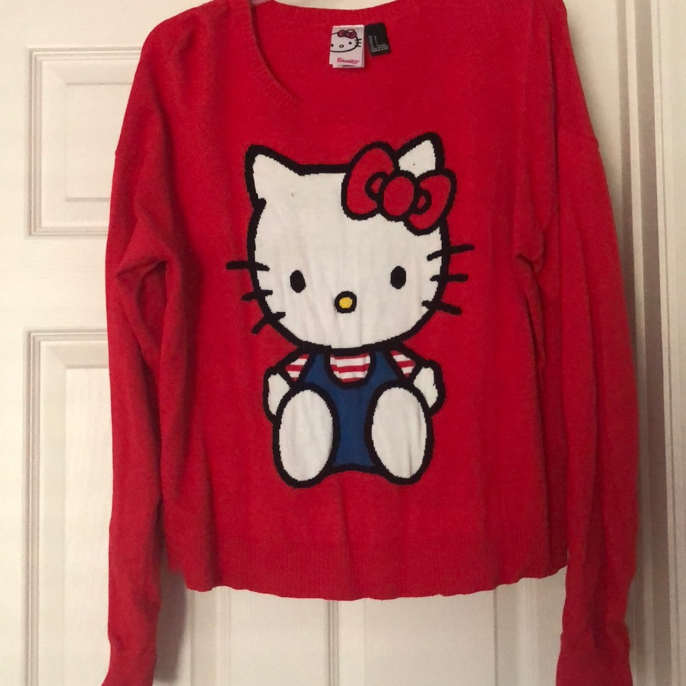 Hello Kitty Red Sweater